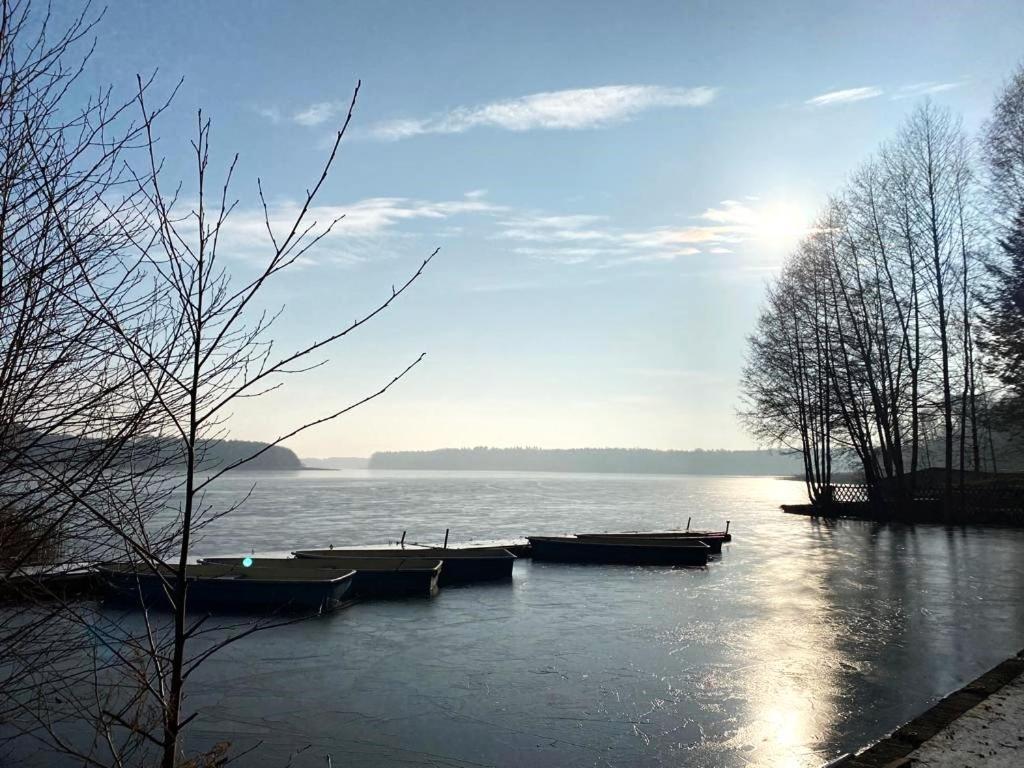 Ferienhaus Direkt Am See Uckermark Templin Zewnętrze zdjęcie
